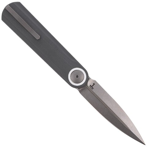 Nóż składany WE Knife Eidolon Dagger Gray G10, Stonewashed CPM 20CV by Justin Lundquist (WE19074B-A) WE Knife