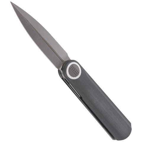 Nóż składany WE Knife Eidolon Dagger Gray G10, Stonewashed CPM 20CV by Justin Lundquist (WE19074B-A) WE Knife