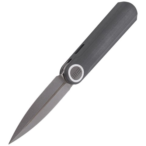 Nóż składany WE Knife Eidolon Dagger Gray G10, Stonewashed CPM 20CV by Justin Lundquist (WE19074B-A) WE Knife