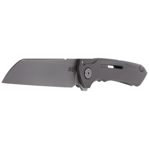 Nóż składany WE Knife Mini Buster Gray Titanium, Polished Bead Blasted CPM 20CV by Snecx Tan (2003A) WE Knife