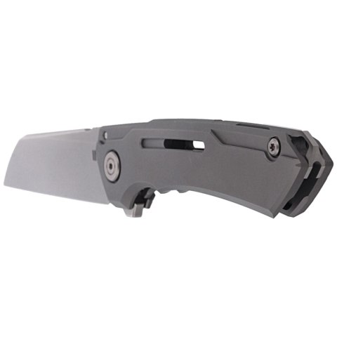 Nóż składany WE Knife Mini Buster Gray Titanium, Polished Bead Blasted CPM 20CV by Snecx Tan (2003A) WE Knife