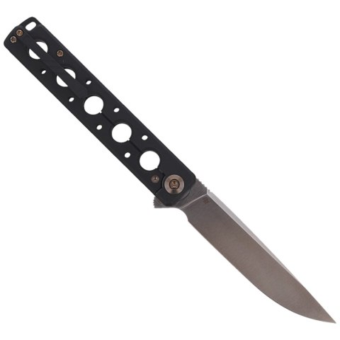 Nóż składany WE Knife Miscreant Black Titanium / Golden Holes, Satin CPM S35VN by Brad Zinker (913A) WE Knife