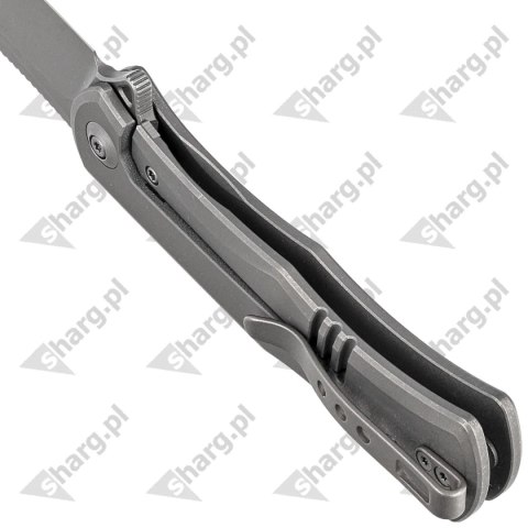 Nóż składany WE Knife Primoris Gray Titanium, Gray Stonewashed (WE20047A-1) WE Knife