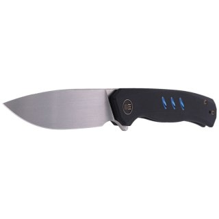 Nóż składany WE Knife Seer LE No 539/610 Black Titanium, Rubbed Silver CPM 20CV (WE20015-1) WE Knife