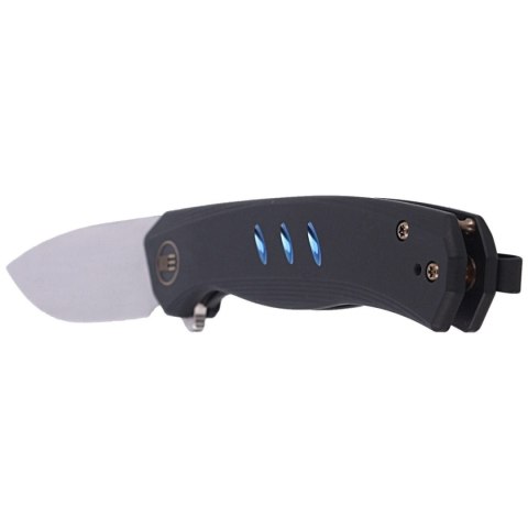 Nóż składany WE Knife Seer LE No 539/610 Black Titanium, Rubbed Silver CPM 20CV (WE20015-1) WE Knife