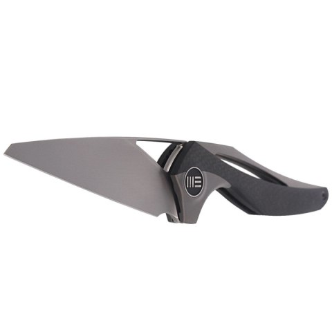 Nóż składany WE Knife ?ternA Gray Titanium / Carbon Fiber, Polished Bead Blasted M390 by Elijah Isham (918A) WE Knife