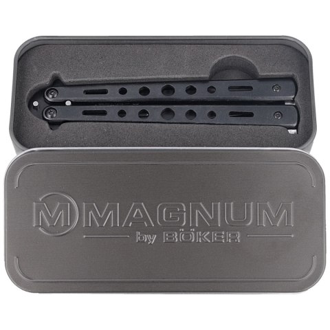 Nóż składany motylek Böker Magnum Balisong All Black (06EX402) Böker GmbH & Co.