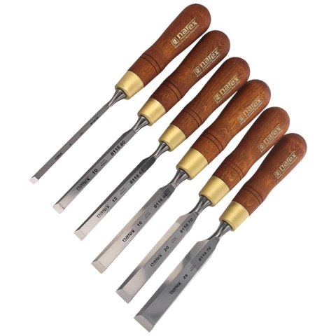 Zestaw 6 dłut stolarskich Narex Premium 6, 10, 12, 16, 20, 26 (853250) Narex