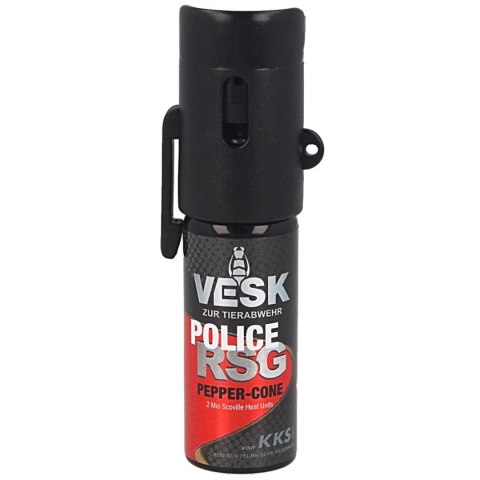 Gaz pieprzowy KKS VESK RSG Police 2mln SHU, Cone 15 ml (12015-C) KKS GmbH