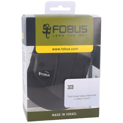 Kabura z blokadą Fobus Glock 26, 27, 33 Prawa (26DB) Fobus