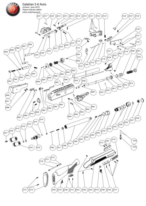Końcówka spustu powietrza z kartusza do Hatsan BT65 (2344) Hatsan Arms