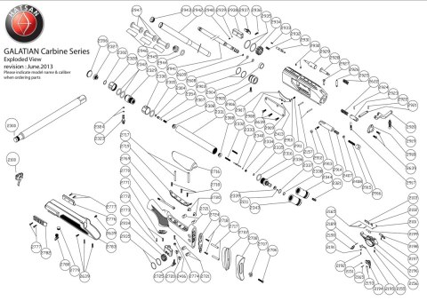Końcówka spustu powietrza z kartusza do Hatsan BT65 (2344) Hatsan Arms
