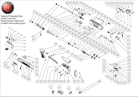 Końcówka spustu powietrza z kartusza do Hatsan BT65 (2344) Hatsan Arms
