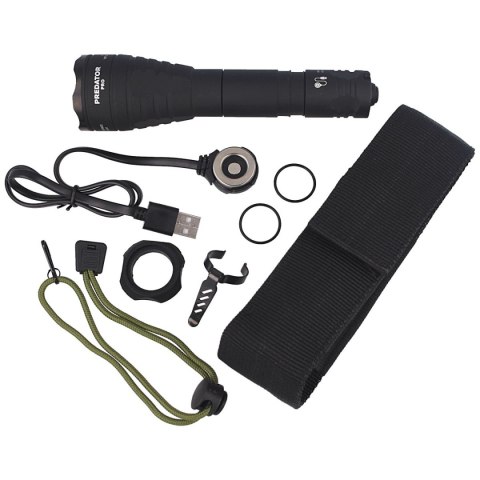 Latarka Armytek Predator Pro Magnet USB, Warm, 1400lm, 18650 Li-Ion / 3500mAh (F07301W) Armytek