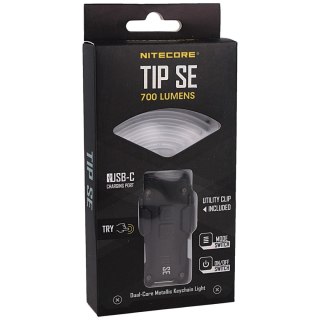 Latarka NiteCore TIP SE Hi-Tech Black 700 lm, Li-ion Battery/500mAh NiteCore