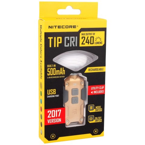 Latarka Nitecore 240 lm, 500mAh (TIP CRI GOLD) NiteCore