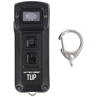 Latarka brelok NiteCore 1000lm, Li-ion Battery / 1200mAh Inteligent Keychain Light (TUP HI-TECH BLACK) NiteCore