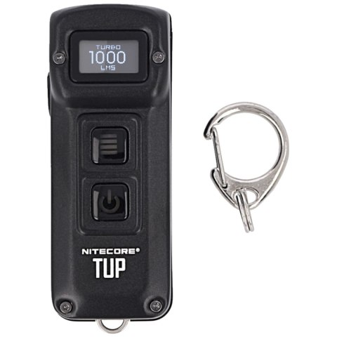 Latarka brelok NiteCore 1000lm, Li-ion Battery / 1200mAh Inteligent Keychain Light (TUP HI-TECH BLACK) NiteCore