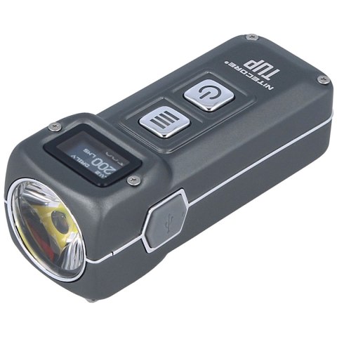 Latarka brelok NiteCore 1000lm, Li-ion Battery / 1200mAh Inteligent Keychain Light (TUP METALLIC GRAY) NiteCore