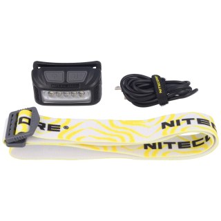 Latarka czołowa Nitecore 160lm, 900mAh White/Red LED (NU10 BLACK) NiteCore