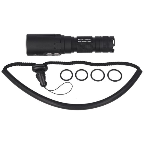 Latarka nurkowa NiteCore 1000lm, 1x18650 / 3500mAh White/Red LED (DL20) NiteCore