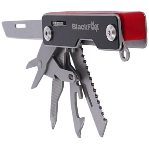 MultiTool BlackFox Pocket Boss Red 9 funkcji (BF-205 R) FOX