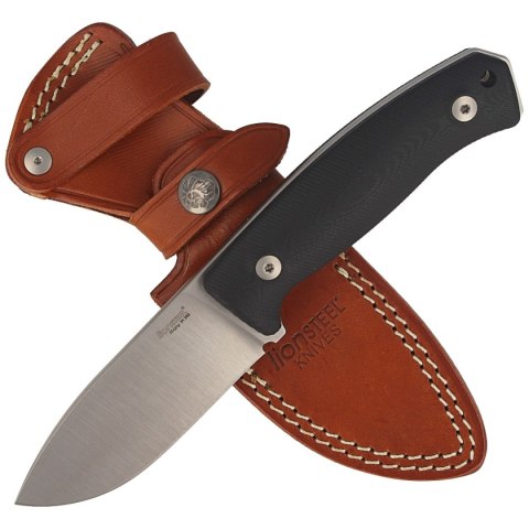 Nóż LionSteel Bushcraft G10 Black, Satin Blade M390 by Molletta (M2M GBK) LionSteel