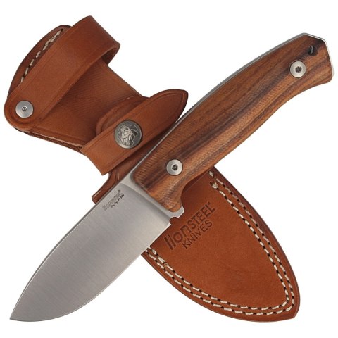 Nóż LionSteel Bushcraft Santos Wood, Satin Blade M390 by Molletta (M2M ST) LionSteel