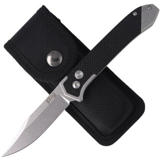 Nóż automatyczny Herbertz Selektion Black G10/Steel, Stonewashed 440A (53040) Herbertz GmbH