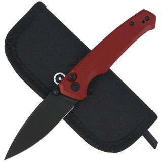 Nóż składany CIVIVI Altus Burgundy G10, Black Stonewashed (C20076-2) Civivi by WE Knife