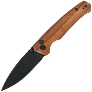 Nóż składany CIVIVI Altus Cuibourtia Wood, Black Stonewashed (C20076-3) Civivi by WE Knife