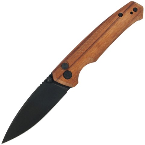 Nóż składany CIVIVI Altus Cuibourtia Wood, Black Stonewashed (C20076-3) Civivi by WE Knife