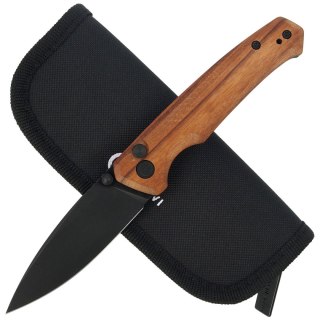 Nóż składany CIVIVI Altus Cuibourtia Wood, Black Stonewashed (C20076-3) Civivi by WE Knife