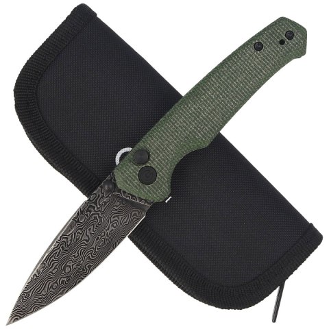 Nóż składany CIVIVI Altus Green G10, Black Damascus (C20076-DS1) Civivi by WE Knife
