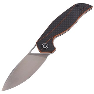 Nóż składany CIVIVI Anthropos Orange G10 / Carbon Fiber, Satin Finish by Elijah Isham (C903A) Civivi by WE Knife
