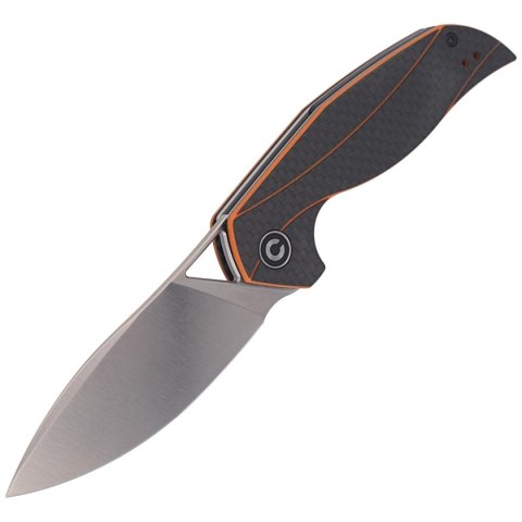 Nóż składany CIVIVI Anthropos Orange G10 / Carbon Fiber, Satin Finish by Elijah Isham (C903A) Civivi by WE Knife