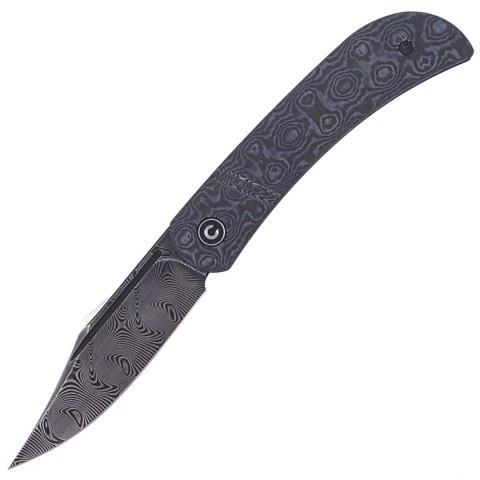 Nóż składany CIVIVI Appalachian Drifter Gray G10 / Rose Pattern Carbon Fiber, Black Damascus (C2015DS-1) Civivi by WE Knife