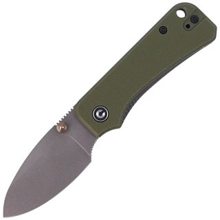 Nóż składany CIVIVI Baby Banter Green G10, Gray Stonewashed by Ben Petersen (C19068S-5) Civivi by WE Knife