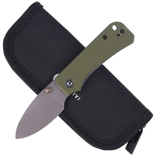 Nóż składany CIVIVI Baby Banter Green G10, Gray Stonewashed by Ben Petersen (C19068S-5) Civivi by WE Knife