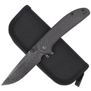 Nóż składany CIVIVI Badlands Vagabond Twill Carbon Fiber, Damascus (C2019DS-1) Civivi by WE Knife