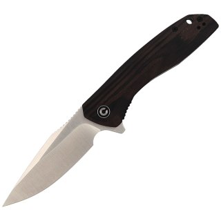 Nóż składany CIVIVI Baklash Black Ebony Wood, Satin Finish (C801E) Civivi by WE Knife