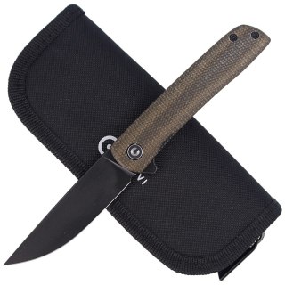 Nóż składany CIVIVI Bo Dark Green Micarta, Black Stonewashed Nitro-V by Brad Zinker (C20009B-6) Civivi by WE Knife