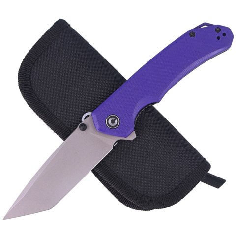 Nóż składany CIVIVI Brazen Purple G10, Gray Stonewashed (C2023A) Civivi by WE Knife
