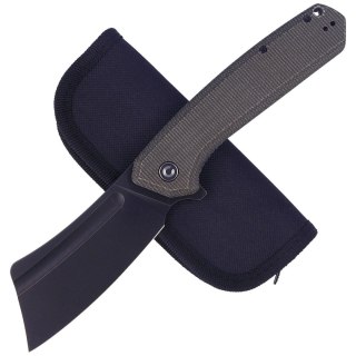 Nóż składany CIVIVI Bullmastiff Dark Green Micarta, Black Stonewashed (C2006F) Civivi by WE Knife