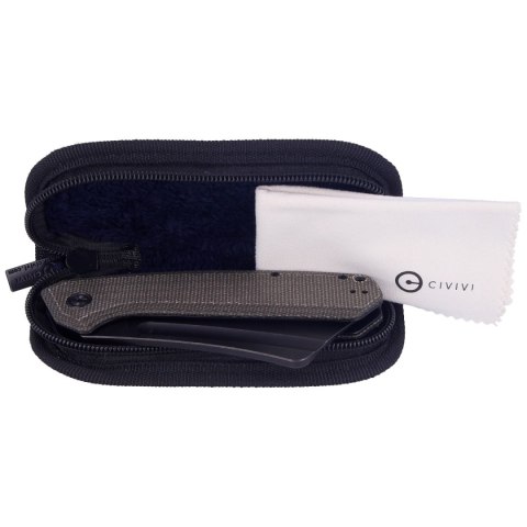 Nóż składany CIVIVI Bullmastiff Dark Green Micarta, Black Stonewashed (C2006F) Civivi by WE Knife
