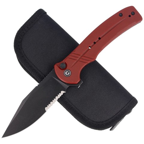 Nóż składany CIVIVI Cogent Burgundy G10, Black Stonewashed (C20038E-2) Civivi by WE Knife
