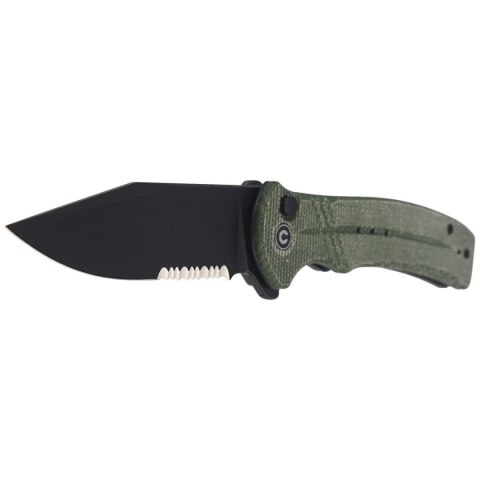 Nóż składany CIVIVI Cogent Green Micarta, Black Stonewashed (C20038E-4) Civivi by WE Knife