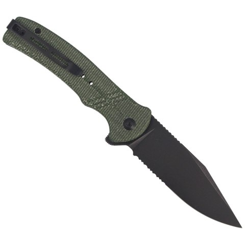 Nóż składany CIVIVI Cogent Green Micarta, Black Stonewashed (C20038E-4) Civivi by WE Knife