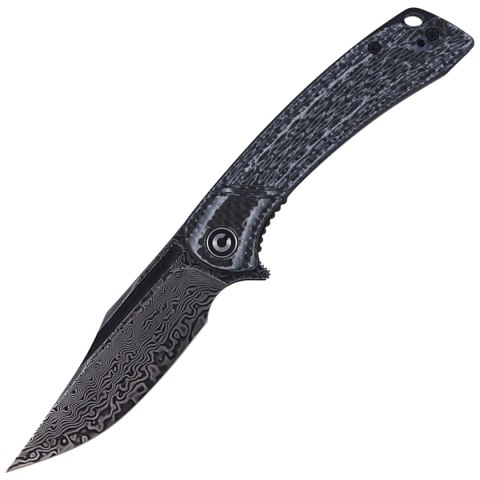 Nóż składany CIVIVI Dogma White G10 / Carbon Fiber, Black Damascus (C2014DS-1) Civivi by WE Knife