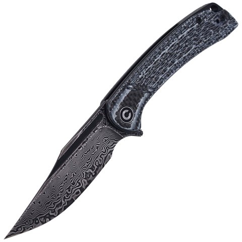 Nóż składany CIVIVI Dogma White G10 / Carbon Fiber, Black Damascus (C2014DS-1) Civivi by WE Knife